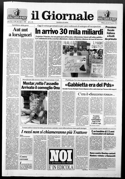 Il giornale : quotidiano del mattino